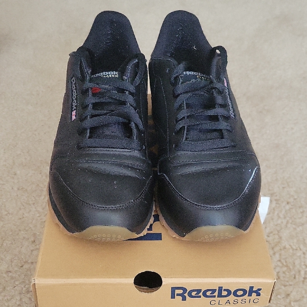 Reebok Classic Black Athletic Shoes